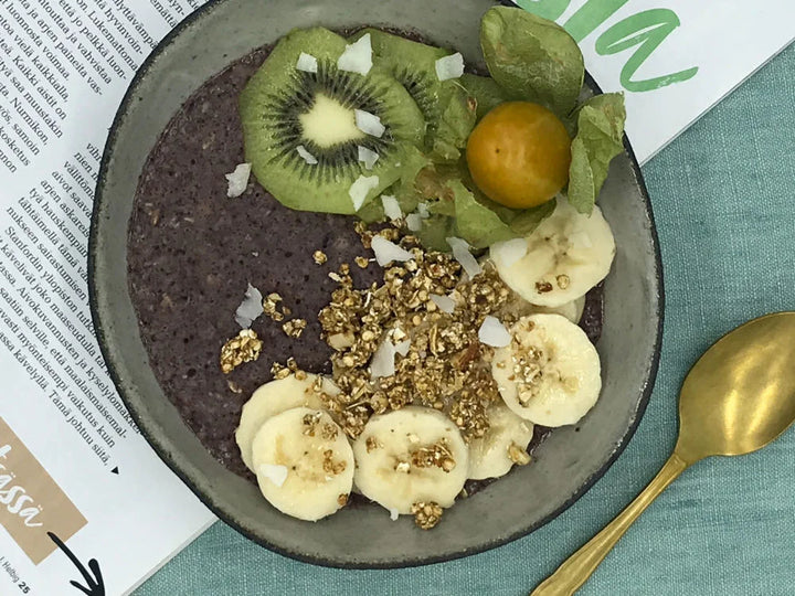 Rezept: Schwarze Johannisbeeren Porridge