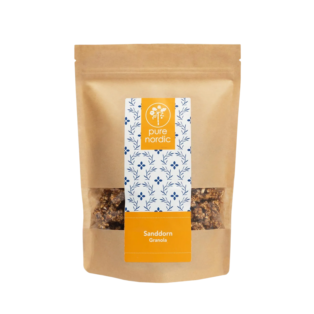 Beutel mit Sanddorn Granola aus Finnland von Pure Nordic